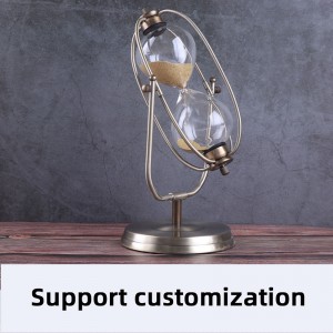 Χρονοδιακόπτης περιστρεφόμενο ρολόι άμμου Ευρωπαϊκό στυλ σαλόνι διακόσμηση διακοσμητικά διακοσμητικά γενέθλια δώρο γενεθλίων30/60 λεπτά κλεψύδρα