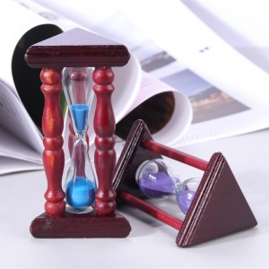 Προσαρμοσμένο 15 λεπτά σπίτι διακόσμηση χρονοδιακόπτη άμμος επίπλωση ξύλο μεγάλο κλεψίματα μιας ώρας